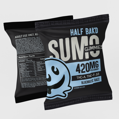 Bluematic Razz 420 MG - Sumo Gummies