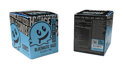 Bluematic Razz 10,000+ MG PER JAR- Sumo Gummies