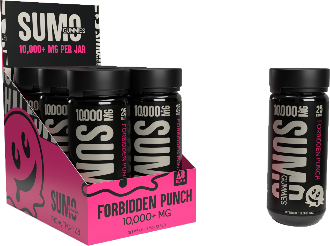 Forbidden Punch 10,000+ MG PER JAR- Sumo Gummies